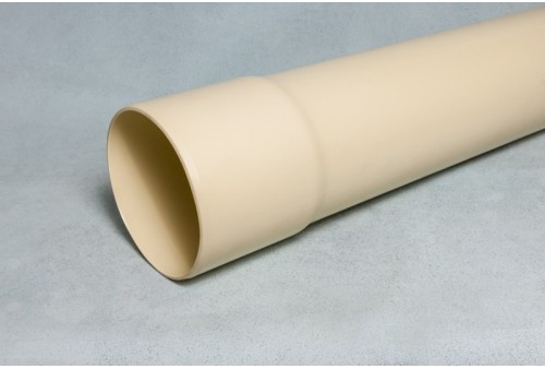 Casing with glue connection Ø 110 mm PN 8 a 5 meter kiwa cream